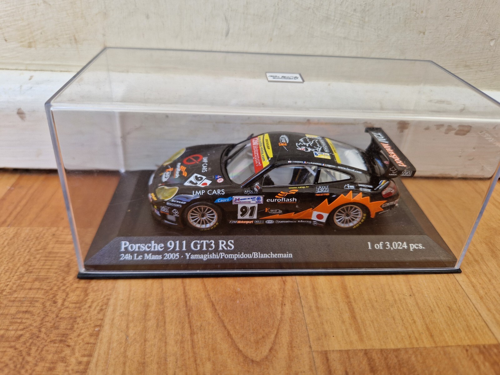 MINICHAMPS 1/43 CLASSIC PORSCHE 911 GT3 RS #91 24H LE MANS 2005 CAR 400056981