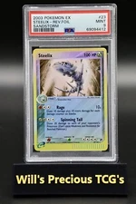 PSA 9 Steelix 23/100 EX Sandstorm 2003 Reverse Holo Pokémon Card E Series Mint