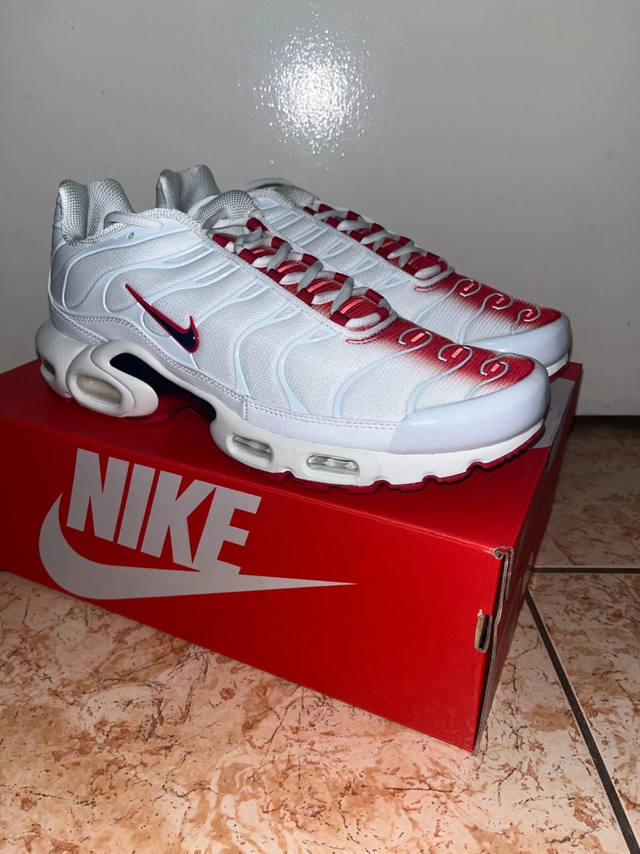 Nike Air Max Plus TN Tuned 1 Midnight Navy University Red Bloodshot FN3410 100