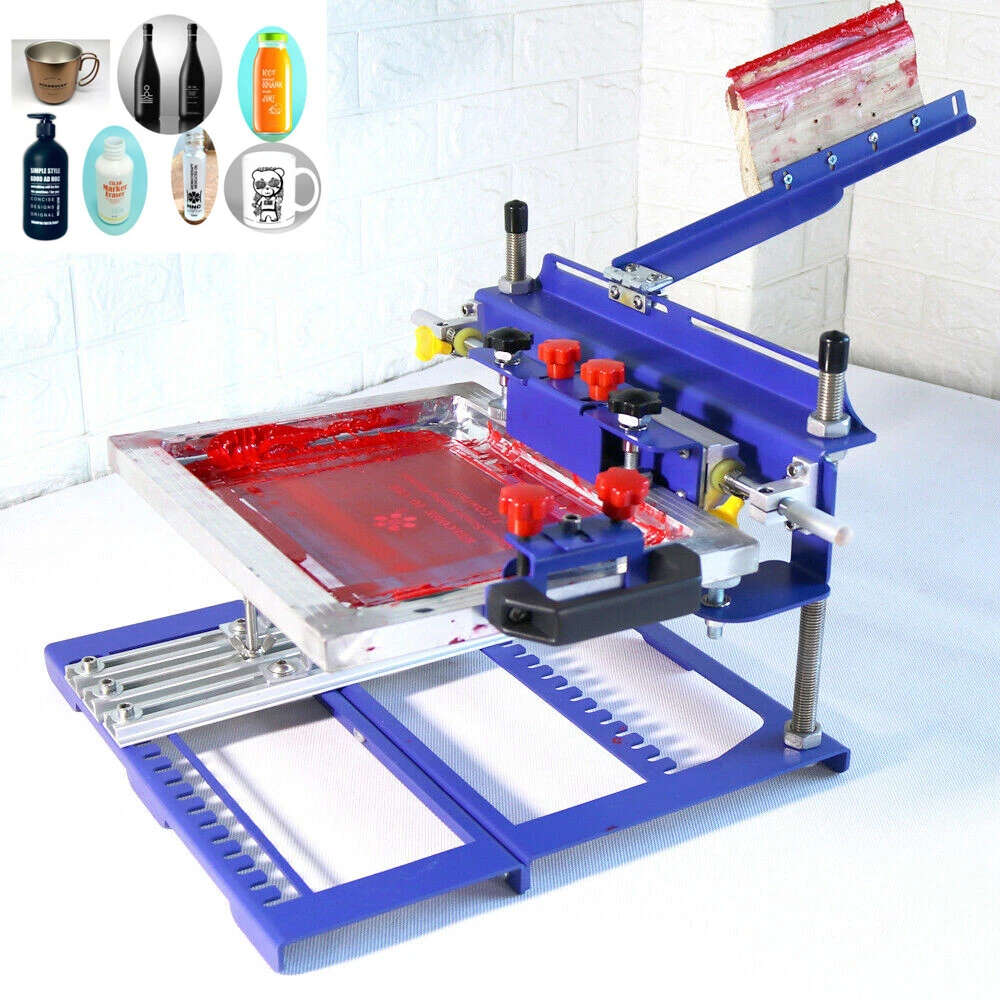 Low cost online screen printing machine