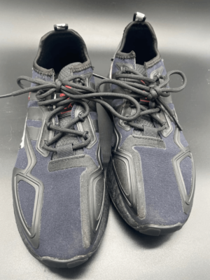 Adidas ZX 2K Boost 'Bold Logo Graphic - Black' Sneakers Running