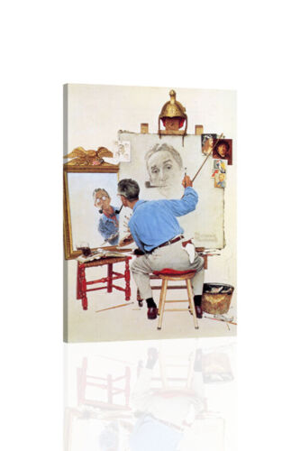 "Norman Rockwell-Norman Rockwell" toile ou art mural imprimé" - Photo 1/2