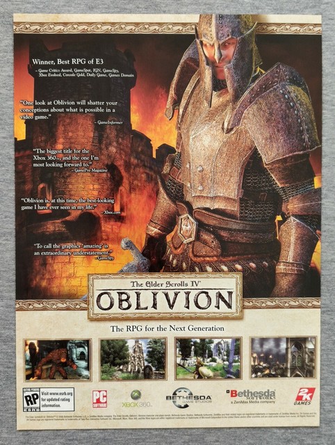 the elder scrolls iv oblivion pc drop items