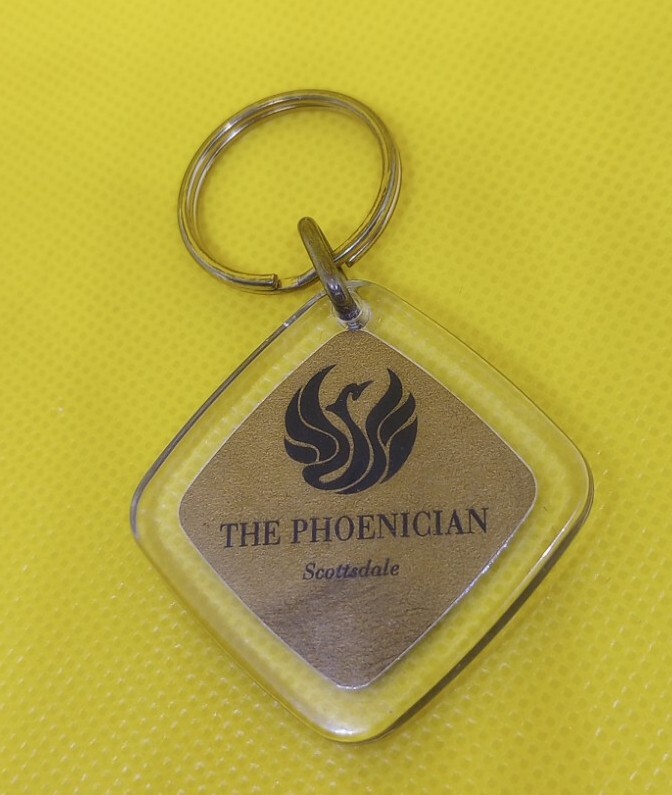 The Phoenician Hotel Scottsdale Arizona Vintage Keychain Collectible Rare Item