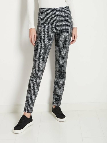 Pantaloni Donna Ragno in cotone elasticizzato dc02ps fantasia nero | eBay