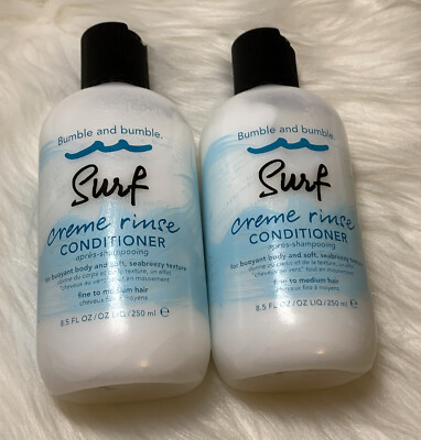 2 x Bumble and Bumble Surf Creme Rinse Conditioner 8.5oz/250ml Each  NEW!