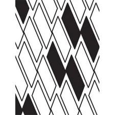 #327 Darice Embossing Folder Essentials  " RECTANGLE BACKGROUND  "  #30023123