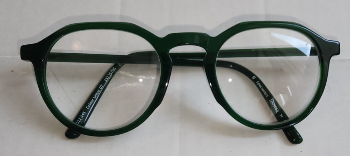 Specsavers Colour Union 07 Dark Green Translucent Frame For Glasses 51 ...