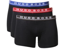 Hugo Boss Men's Boxer Briefs Underwear 3-Pairs Black/Blue/Red