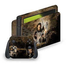 LOTR THE RETURN OF THE KING POSTERS VINYL SKIN FOR NINTENDO SWITCH OLED BUNDLE