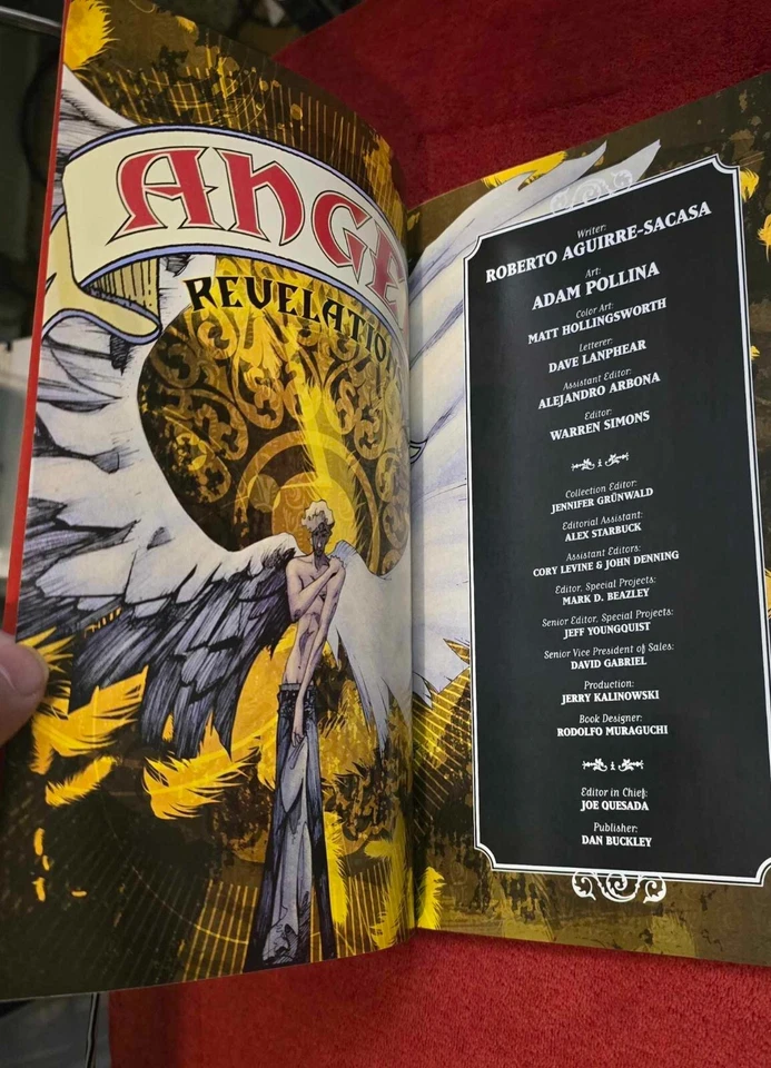 X-Men Revelations - Angel ~ Novela Gráfica TPB ~2008~ Casi Nuevo- ~ Increíble Arte Interior Foto 4 de 4