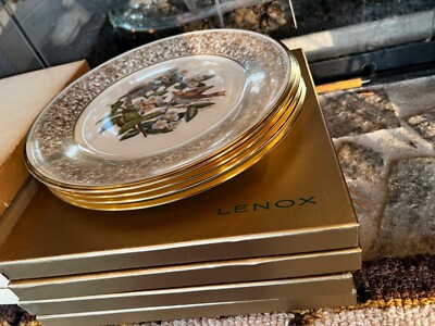 Lenox Annual Limited Edition Boehm Birds WOOD THRUSH 1970 Lot of 4