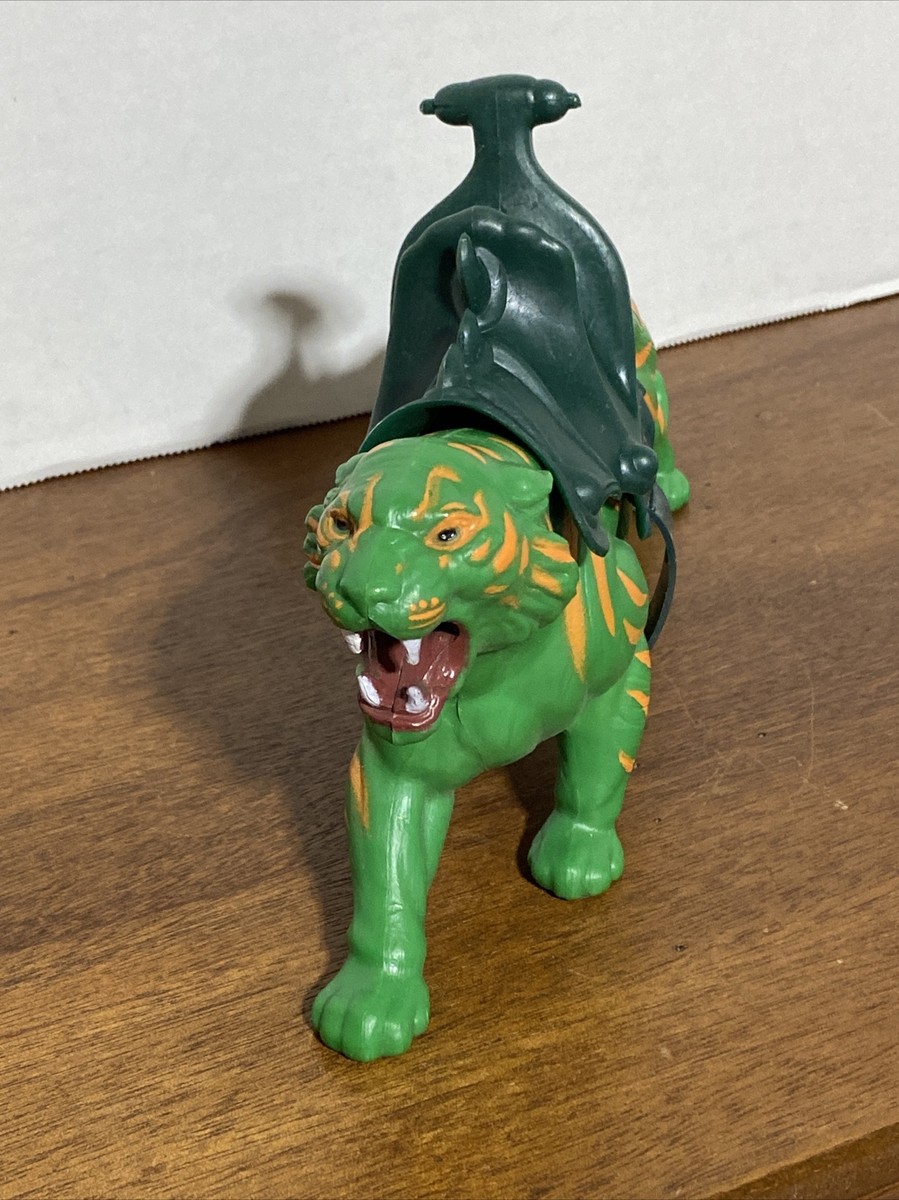 1981 Masters Of The Universe BATTLE CAT Green Tiger He-Man Mattel