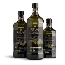 1 LT Atlas Organic Cold Pressed Moroccan Extra Virgin Olive Oil, Polyphenol Rich