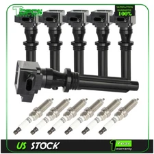 6 Pack For 2014-2019 Land Rover Range Rover 3.0L V6 Ignition Coil and Spark Plug