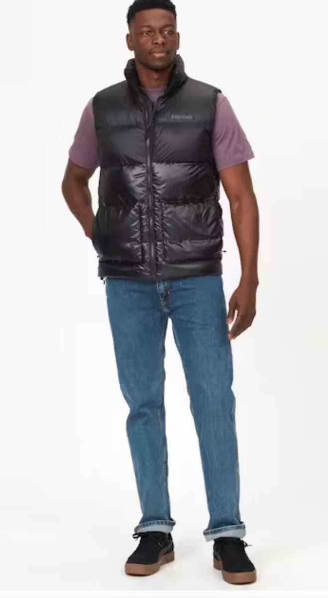 Marmot Men's Guides Down Vest Medium Black 700-fill Down NEW Marmot Men's Guides Down Vest Medium Black 700-fill Down NEW