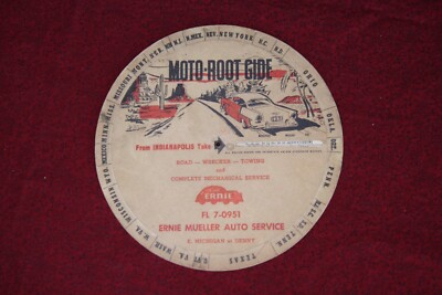 Ernie Mueller Auto Service Moto Root Gide Route Guide (Indianapolis Indiana?)