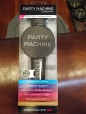 NEW Singing Machine Karaoke Party Microphone with Bluetooth and Speaker