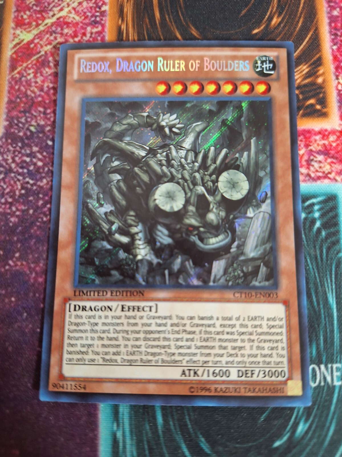 Yu-Gi-Oh! Redox, Dragon Ruler of Boulders CT10-EN003 Secret Rare ...