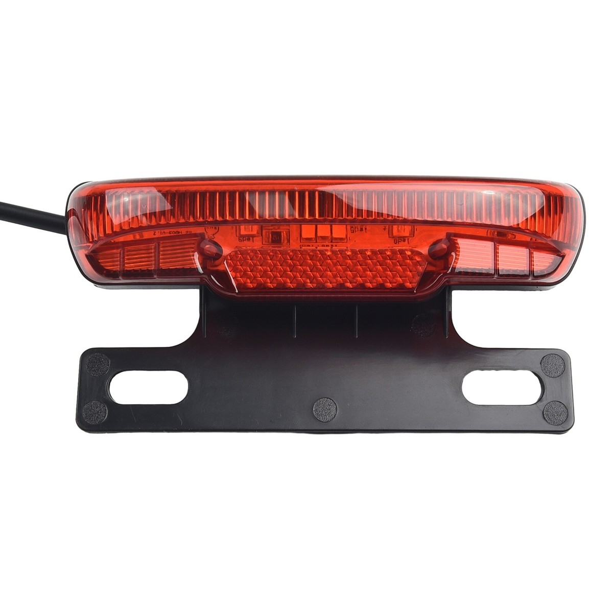 Universal E-Bike Rear Tail Light – Safety Warning Lamp For Electric Bicycle 36-48V, SM Connector, ABS - View #4