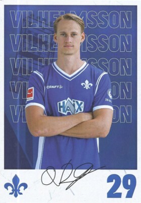 Oscar Wilhelmsson / Autogrammkarte Darmstadt 98 / Saison 2023-2024 / Druck