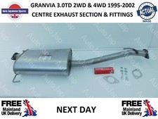 TOYOTA GRANVIA 3.0TD 2WD & 4WD 1995-2002 CENTER EXHAUST BOX & FITTING KIT � ��