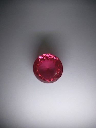 Ruby Natural,41.50ct, Round,Pink,9 Moe's,Heat Treatment,Ggl Lab Card. - Picture 3 of 3