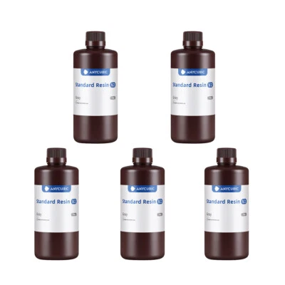 5KG ANYCUBIC Grigio Standard Resin V2 405nm UV Resina Grey per LCD Stampante 3D