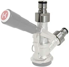 Stainless Steel Keg Coupler Ball Lock Posts Adapter Sankey Keg to Ball Lock 