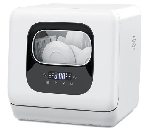 Countertop Dishwasher, 28 Pieces Dishes/Cycle, 6 Washing Programs&Hot Drying, Di