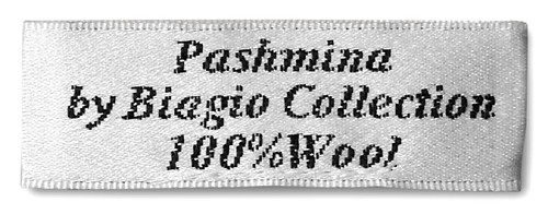 Biagio 100% Wool Pashmina Solid Scarf LIGHT BROWN Color Womens Shawl Wrap - Picture 4 of 4