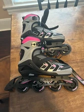 Hikole Adjustable Inline Skates for Outdoor Fun Roller Blade XL Size 9-11 *NEW*