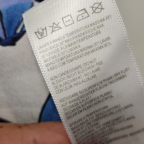 Maliparmi NUEVO Seda Algodón Floral Envolvente Cárdigan Tejido Suéter Talla M Azul Blanco - Imagen 17 de 22