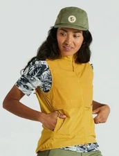 FJALLRAVEN SPECIALIZED adventure cycling wind vest vented zip pockets womens MED