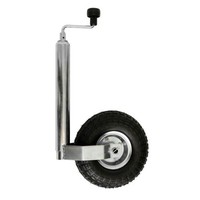 StüTzrad Luftbereift AnhäNger 260X85 Mm 150 Kg Wohnwagen Bugrad Ø 48 Mm