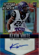 2015 Panini Prizm Draft Picks Auto Prizms Tie Dyed #179 Kevin White Auto /49 FB
