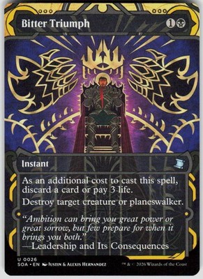 Bitter Triumph 26 Secrets of Strixhaven Mystical Archive Magic the Gathering