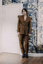 Jean Paul Gaultier Vintage 1990s Deconstructed Khaki Suit Size IT 44 S