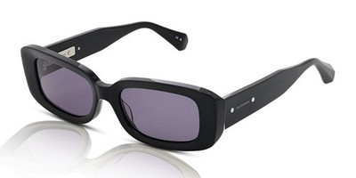 AllSaints Sonnenbrille Herren Sonic ALS5006 001 glänzend einfarbig schwarz/grau