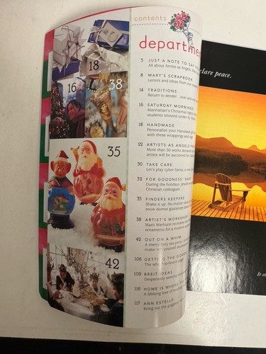 Mary Engelbreit's Home Companion Magazine Dec/Jan 2001 Vol.5 #1 - w/Paper Doll - Picture 2 of 3