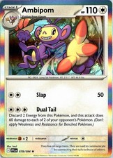 Ambipom 079/094 Rare Phantasmal Flames Pokemon Holo Near Mint