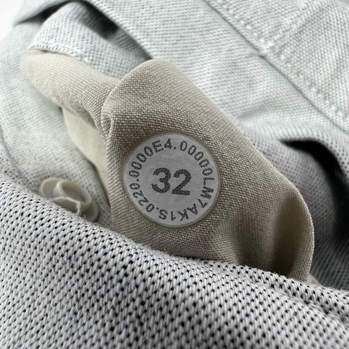 Lululemon Commission Shorts Mens 32 Gray Chino Zip Pocket LM7AK1S 7" Stained* - Picture 8 of 9