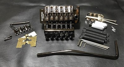 Unbenutzte GOTOH GE1996T Cosmo Black Tremolo Einheit Floyd Rose FGR-2C mit Ko...