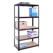 5 Tier Garage Shelving Units: 71 x 35 x 18-Inch - Heavy-Duty Storage Shelves ...