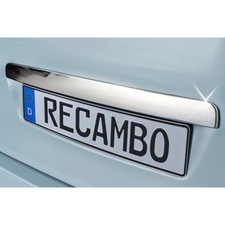 EDELSTAHL KOFFERRAUM LEISTE passend für VW CADDY III 2K|2004-2010 mit HECKKLAPPE