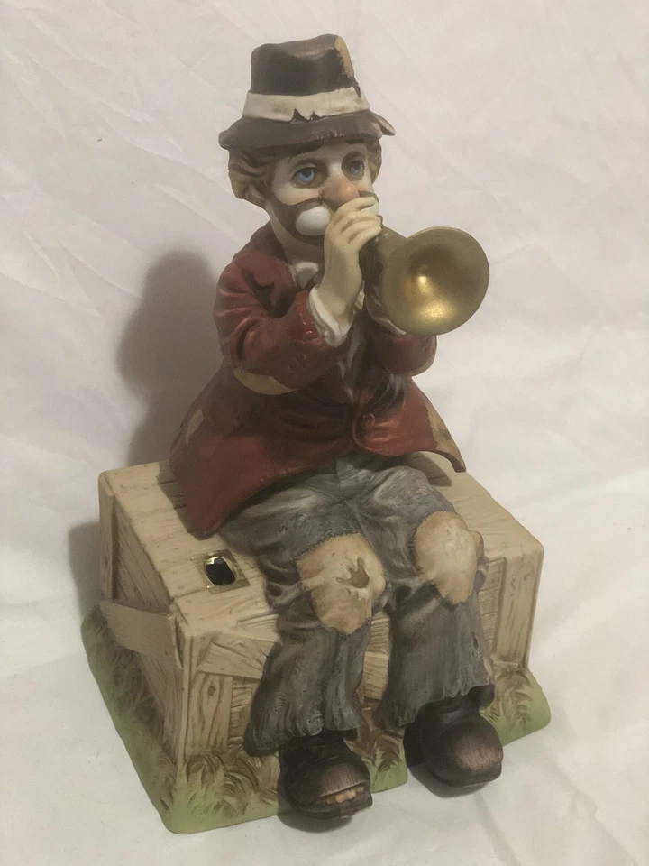 Caja de música Waco Melody in Motion Willie The Trompeter Hobo Clown When The Saints Foto 4 de 4