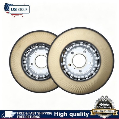 New Front Brake Rotors 2Pcs For 2016 2017-2023 Bentley Bentayga Brand New