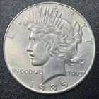 1935-P Peace Dollar Silver $1 AU About Uncirculated Better Date Coin