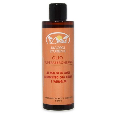 Öl Super Sonnenbank Walnuss Cocco E Vanille 200 ML Ricordi D'Oriente