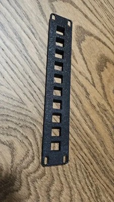 10-Inch Keystone Patch Panel - 10 Port - 1U